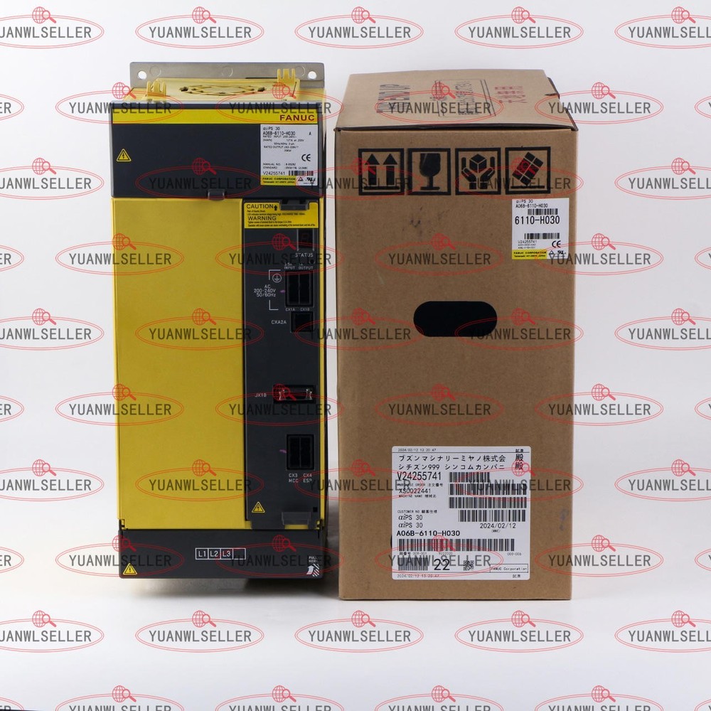 1PCS NEW FANUC Servo Drive Amplifier A06B-6110-H030 A06B6110H030