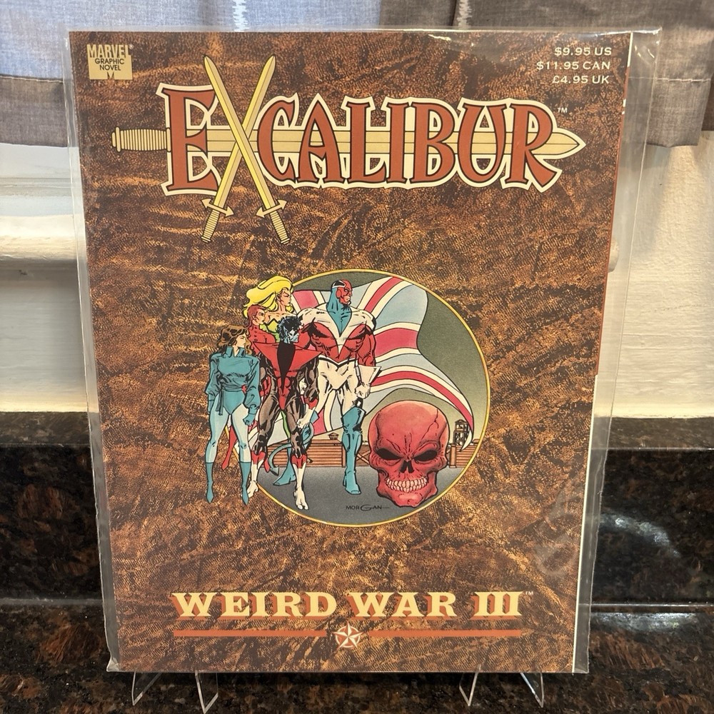 MARVEL GRAPHIC NOVEL: EXCALIBUR - WEIRD WAR III #1 HIGH GRADE MARVEL MG5-7⚔️