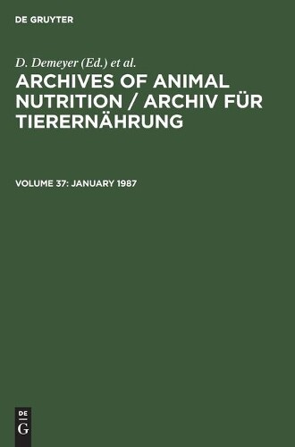 January 1987 (Hardback)