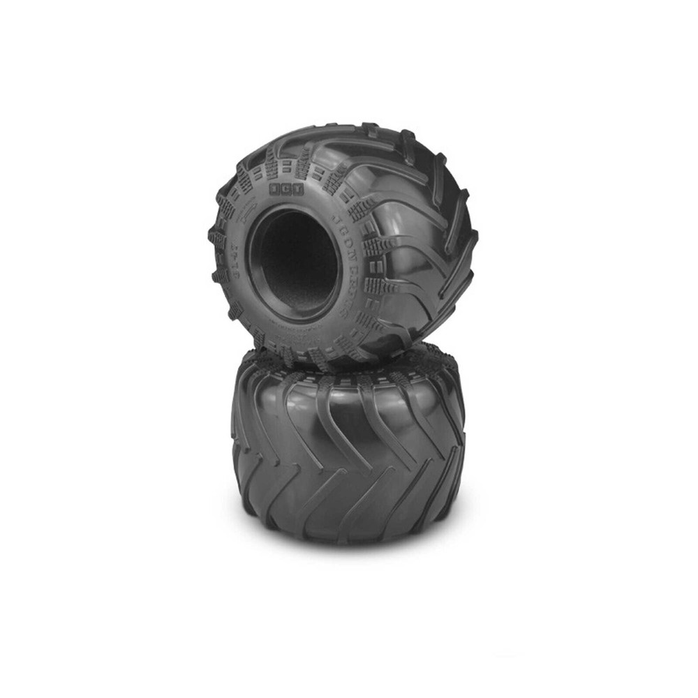 JConcepts 2.6” Monster Truck Tires with Inserts, Gold Compound (2) JCO314705