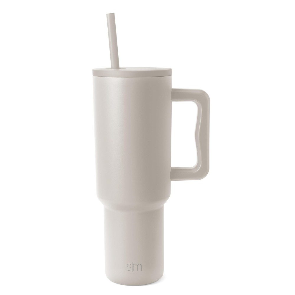 40 oz Tumbler with Handle and Straw Lid | Insulated Cup Reusable Stainless Steel