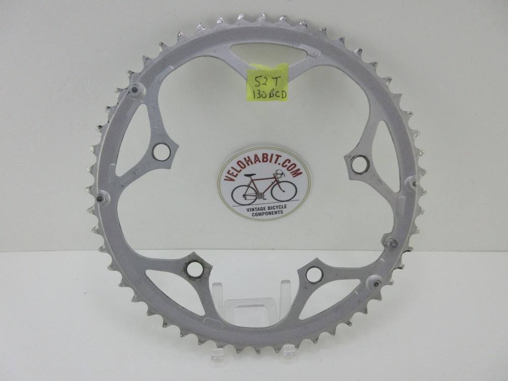 Shimano SG 52T Chainring 130 BCD A-Type Silver Aluminum Road 5-Bolt