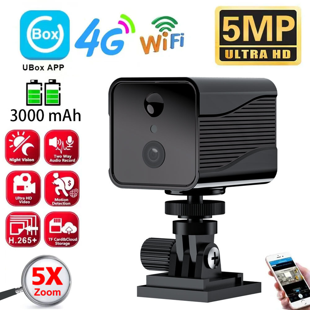 4G/Wifi Wireless Security Camera System Outdoor Home Night Vision Cam 1080P HD