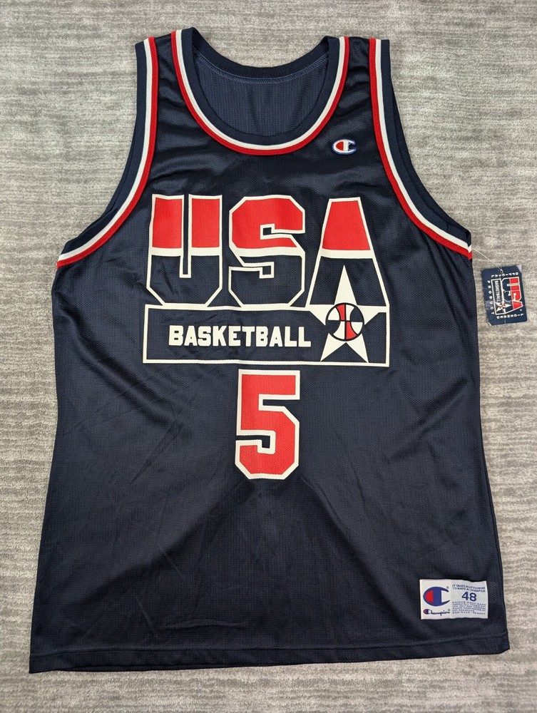 Vintage Champion 1994 Team USA Basketball Mark Price Jersey NWT Size X-Large