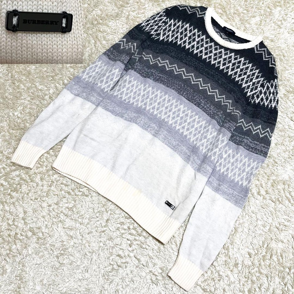 Burberry knit sweater Men's Fashion from Japan