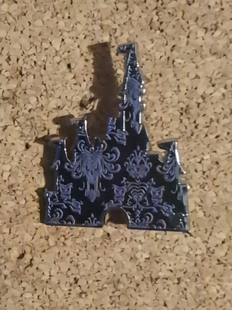 Disney World 2025 Haunted Mansion Hidden Mickey Castle Pin