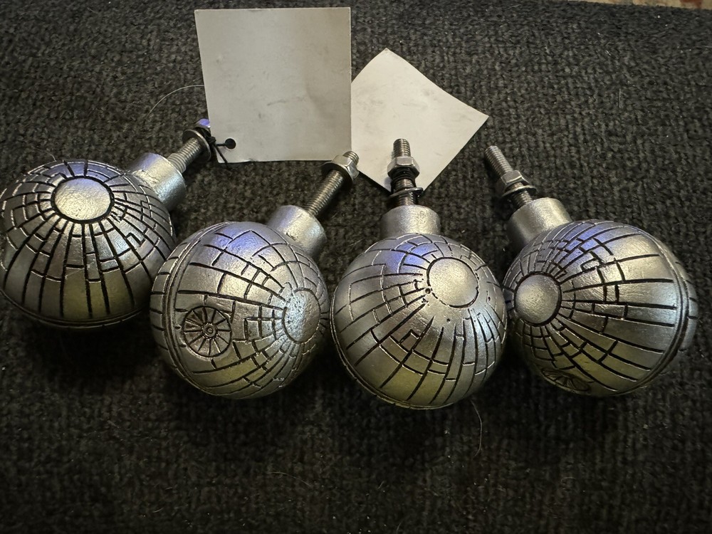 Star Wars Death Star Drawer Knob -  Cabinet Pull - Lot Of 4 W/FREE SHIPPING