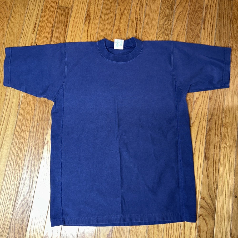 BRONSON MFG. CO. 10.6 oz Reverse Weave 100% Cotton T-Shirt - Navy S