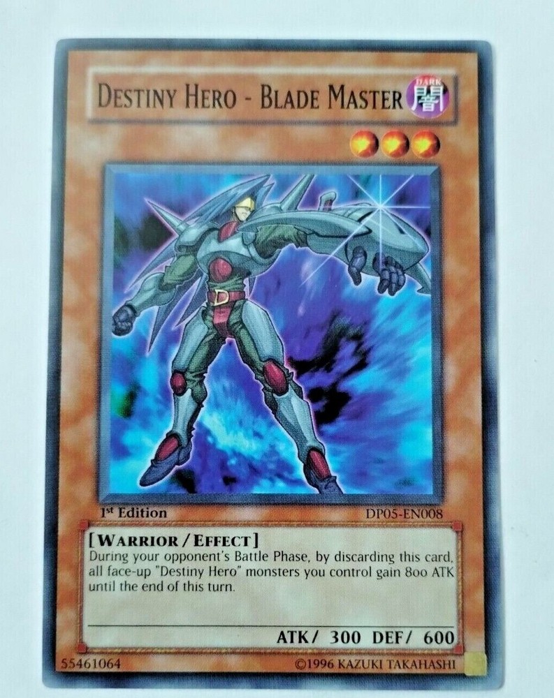 Destiny Hero Blade Master DP05-EN008 1st Edition Aster Phoenix Duelist Pack