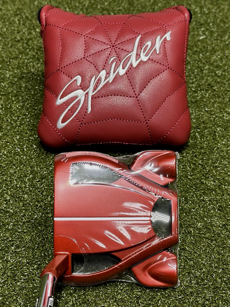 TaylorMade Spider Red #3 Slant Neck Mallet Putter 34