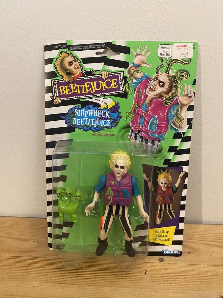 1989 Kenner Beetlejuice Carded Shipwreck Beetlejuice