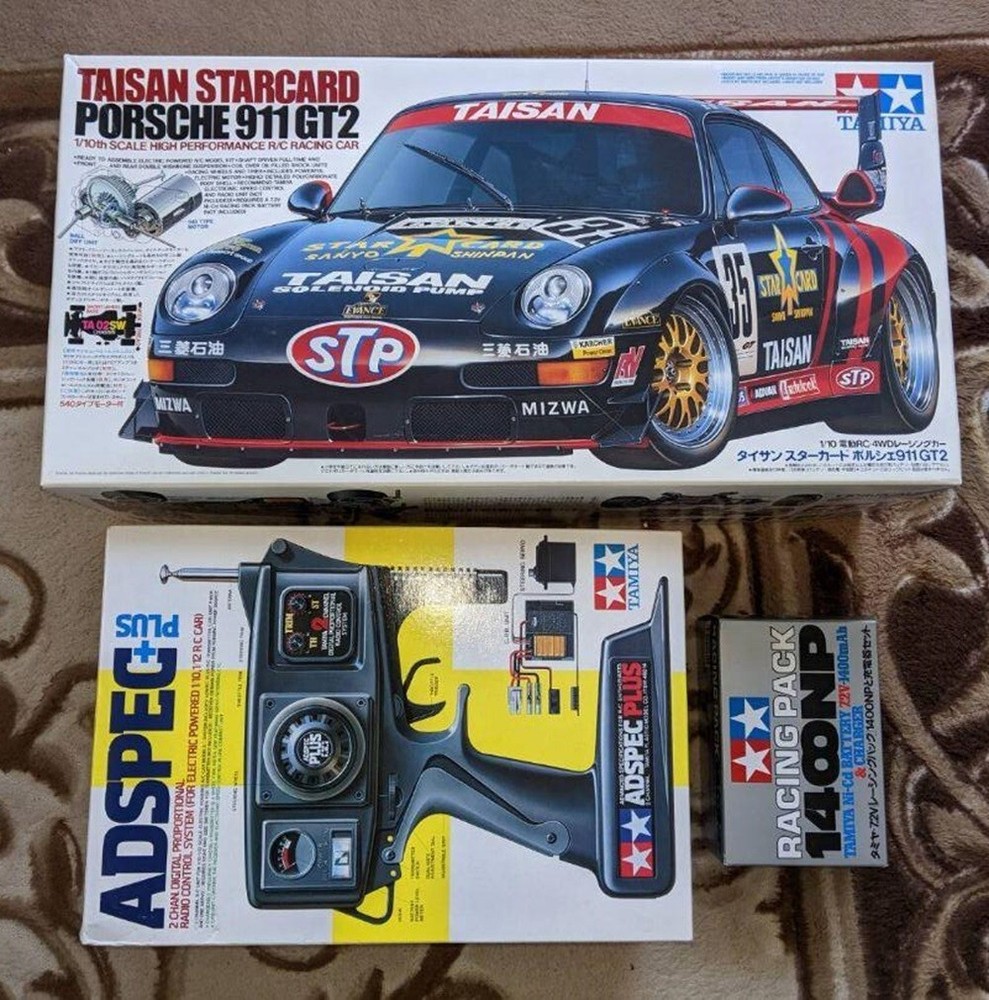 Tamiya 1/10 RC Taisan Porsche 911 GT2 Vintage Race Car Kit