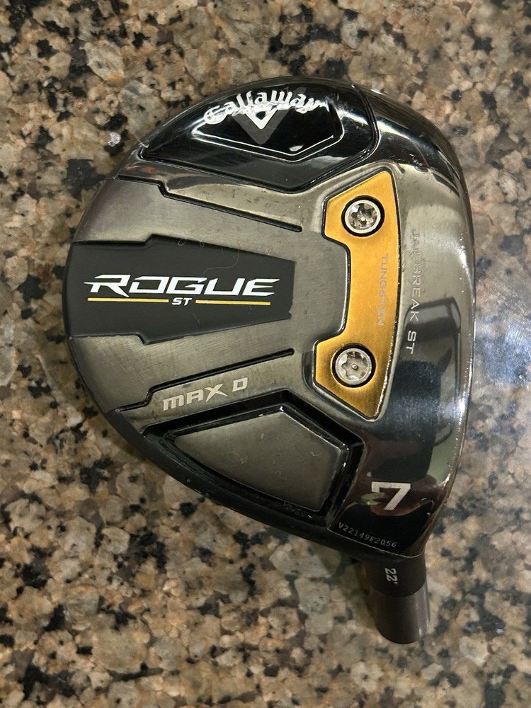 Callaway Rogue ST Max D 7 Fairway Wood 22* Degree (Head Only) RH - Great Cond