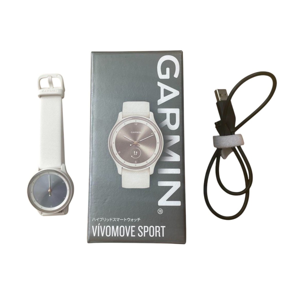 Garmin Vivomove Sport Peach Gold Smartwatch - Used, Minimal Wear