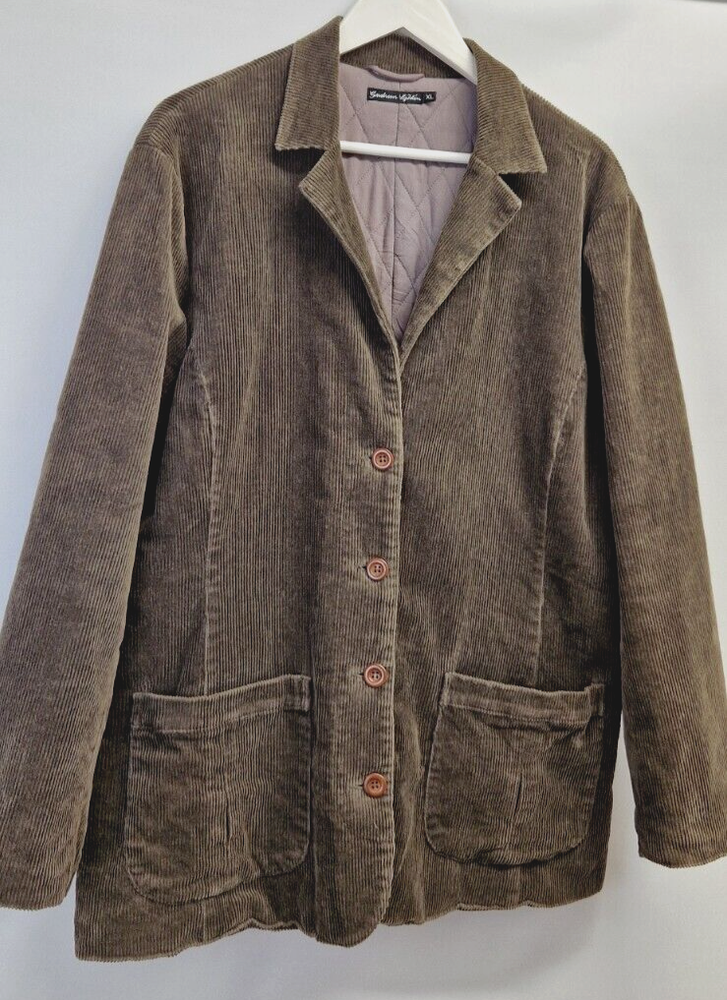 Gudrun Sjoden jacket corduroy warmed up women's XL pit to pit 25