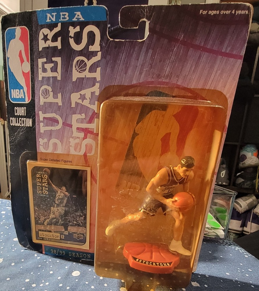 1998-99 NBA Legend John Stockton Action Figure Collectible