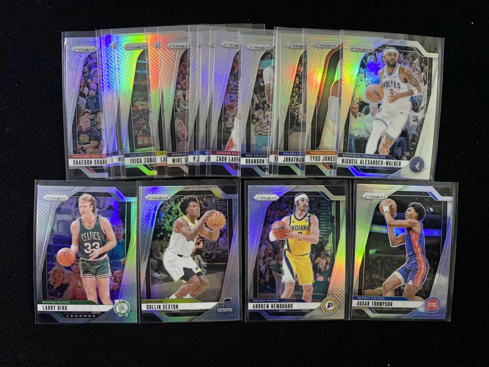 2024-25 Panini Prizm Silver Andrew Nembhard Ausar Thompson Bird Lot*18 KM022