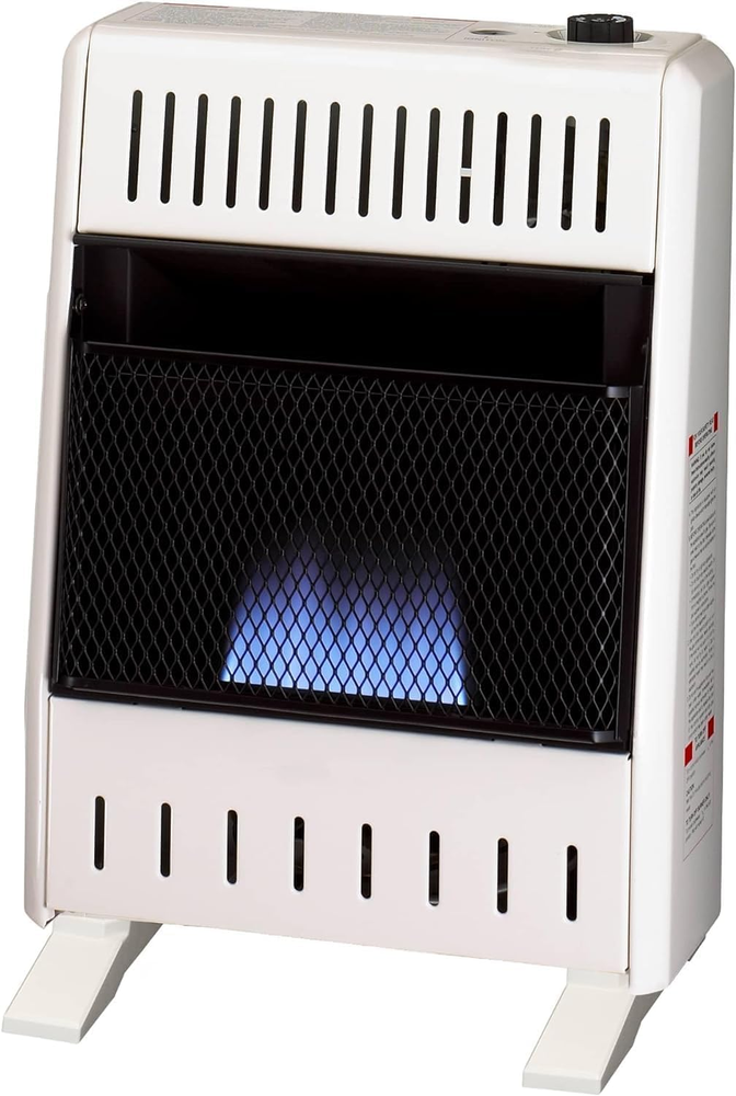 MN100TBA-B Ventless Natural Gas Blue Flame Space Heater with Thermostat Control