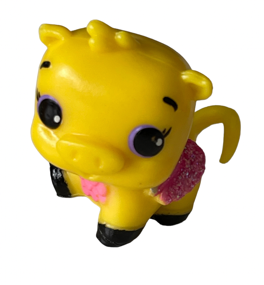 NEW Hatchimals Colleggtibles Series Figure Yellow Pig Rare Pink Wings