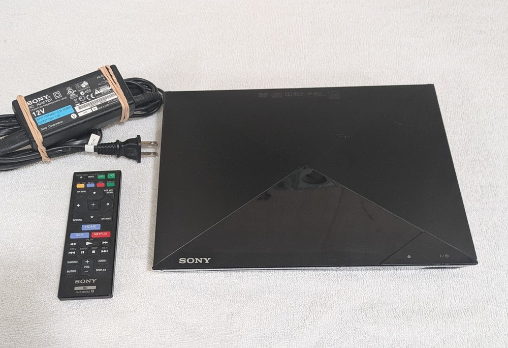 Sony BDP-S1200 Smart Full HD Blu-Ray/DVD Disc Player | Remote & HDMI | Tested