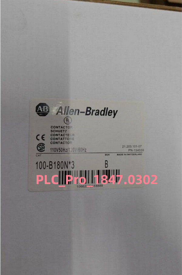 100B180N*3 1PCS Brand New Allen-Bradley 100-B180N*3 ser b Fast delivery