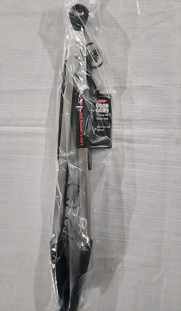 OXO Good Grips 12-Inch Silicone Head Tongs for Secure and Heat-Resistant Cooking and Serving