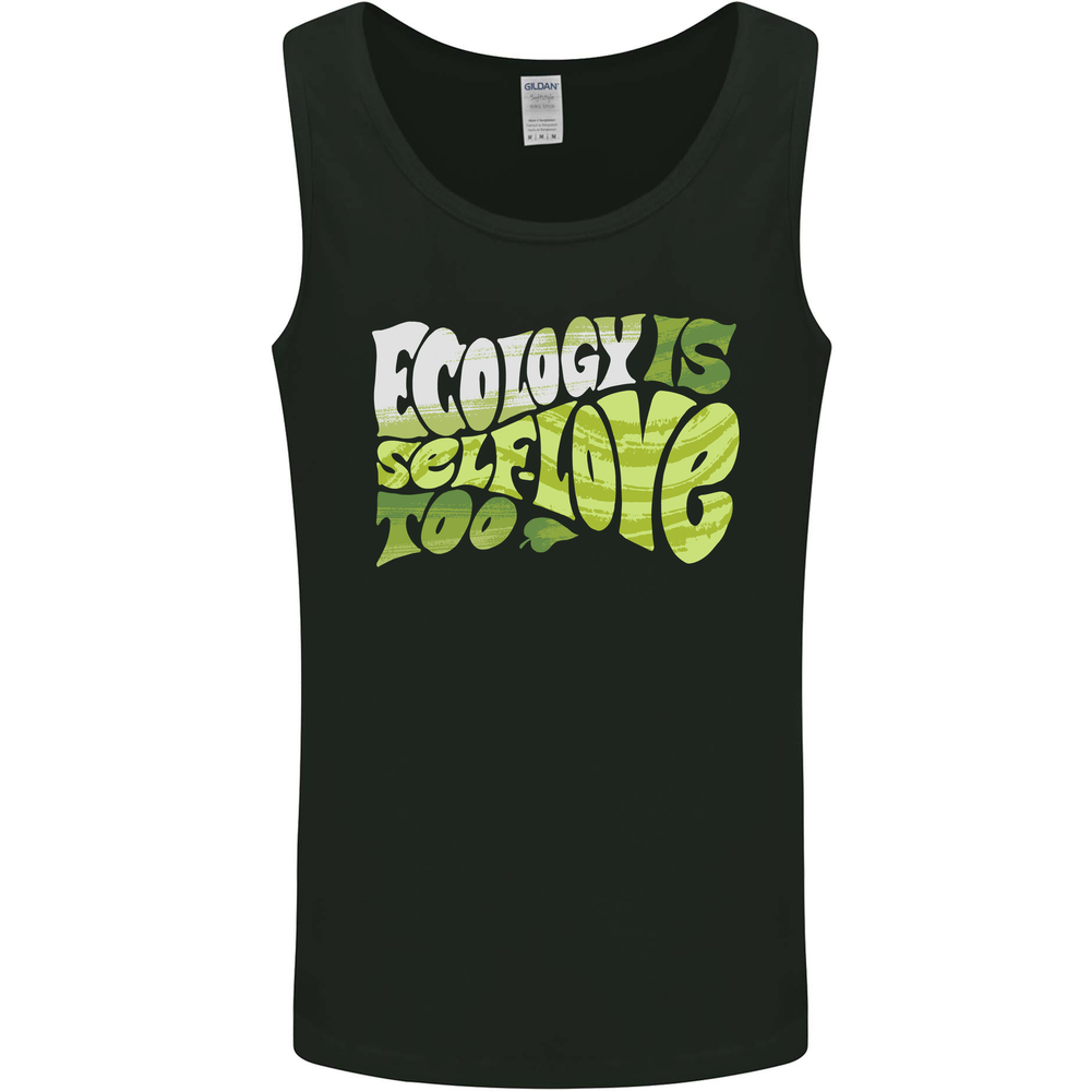 Ecology is Self-Love Climate Change Mens Vest Tank Top