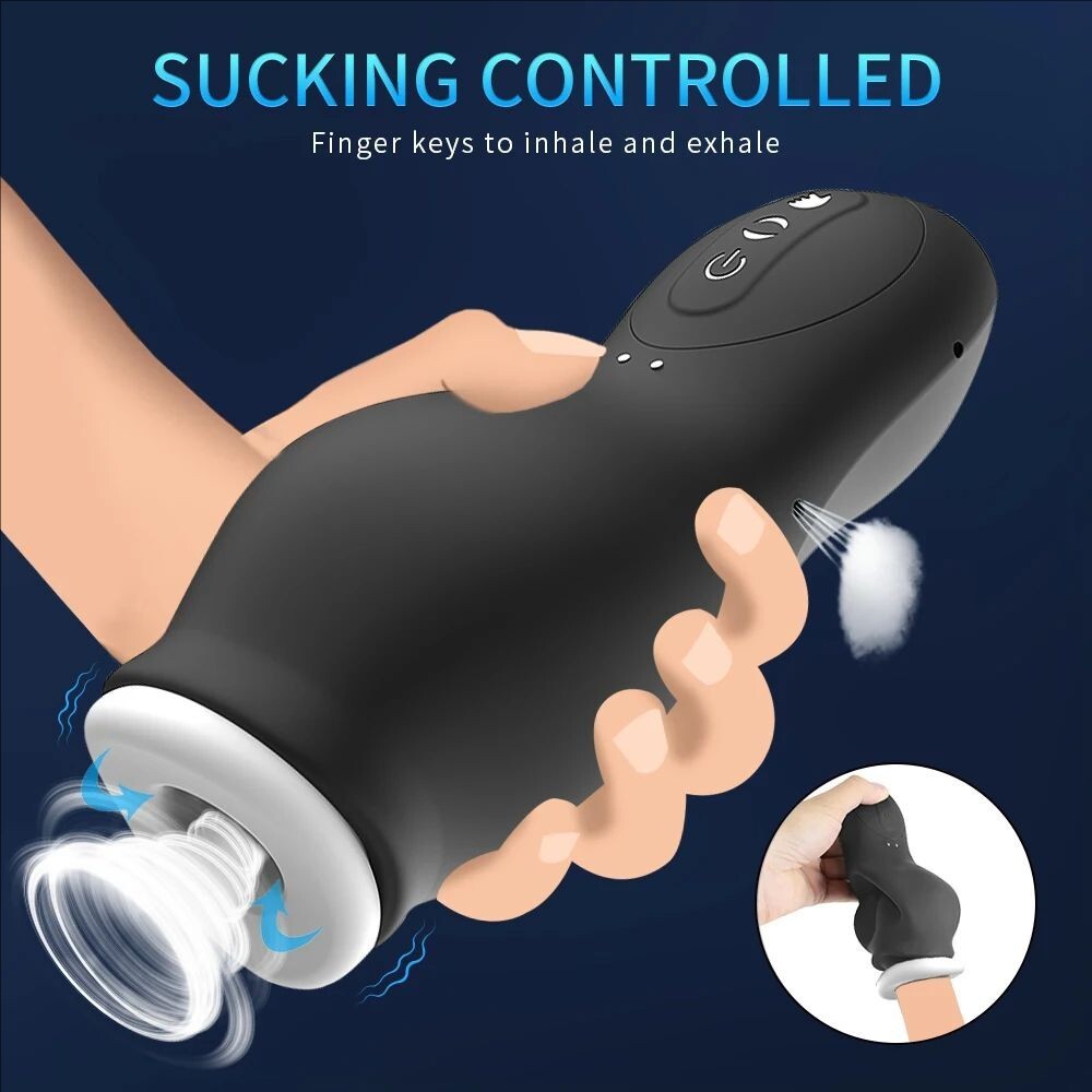 Sucking Sex Machine Blowjob Oral Automatic Male Masturbaters Cup Stroker Men Toy