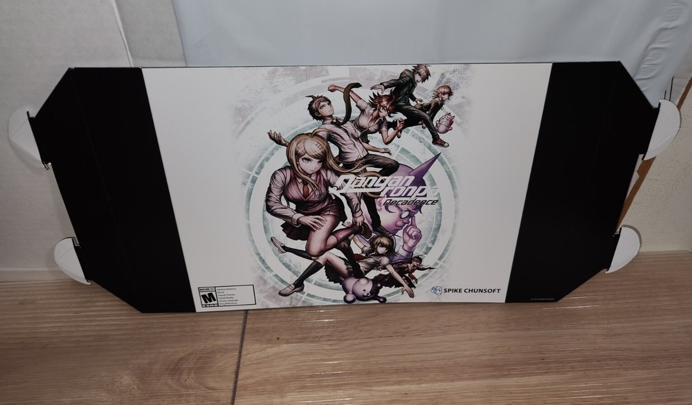 Danganronpa Decadence Video Game Poster 18.5x9 Inch Display Ad