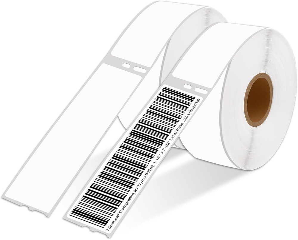 2 Roll 350 Address Labels for DYMO LabelWriter 1-1/8 x 3-1/2 Inch 30252