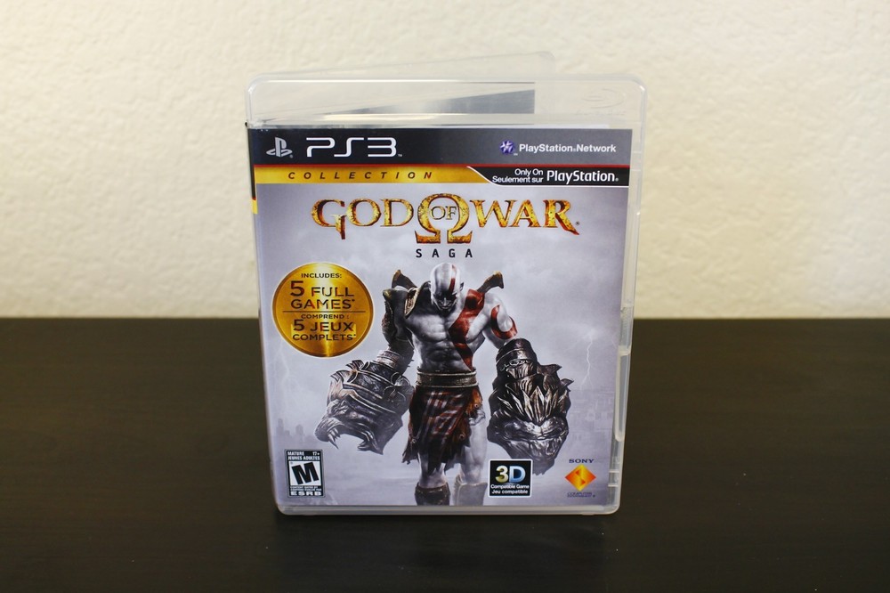 PS3 God of War Saga Complete CIB 2-Disc Collection 2012 NM Discs Clean Tested