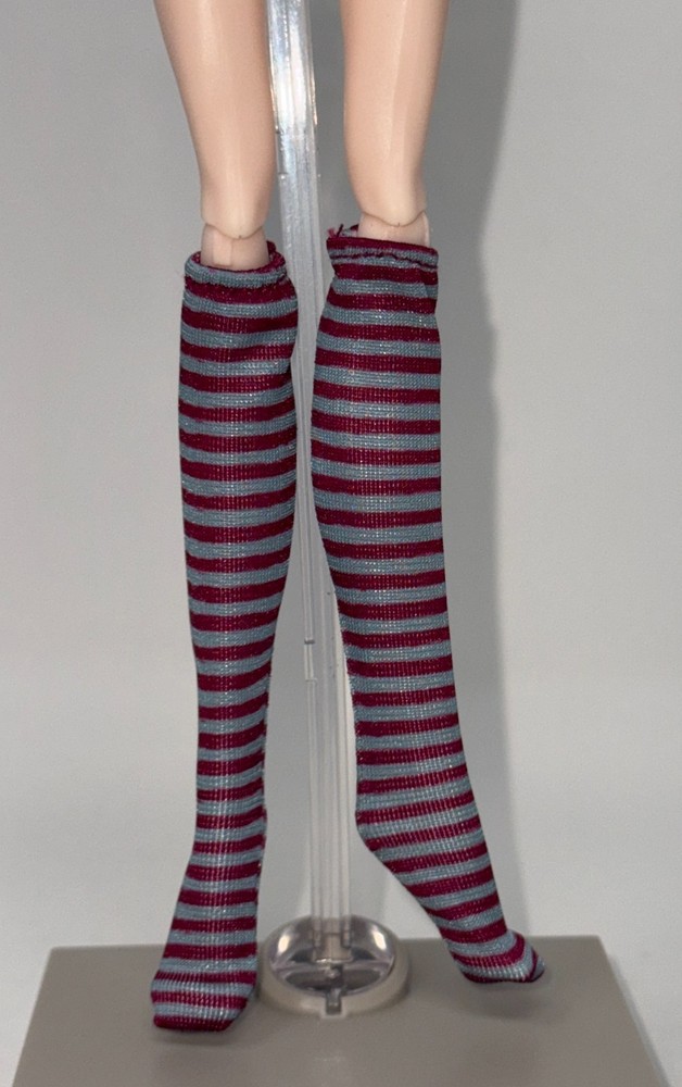 Monster High Skullector x LAIKA Coraline Fashion Doll Outfit Striped Socks G1