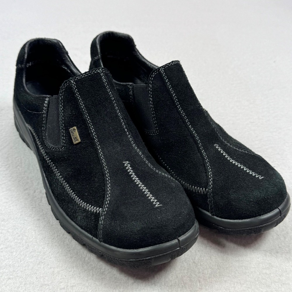 Rieker Womens Black Slip-On Shoes Antistress EU 40  US 9 Antistress Clogs