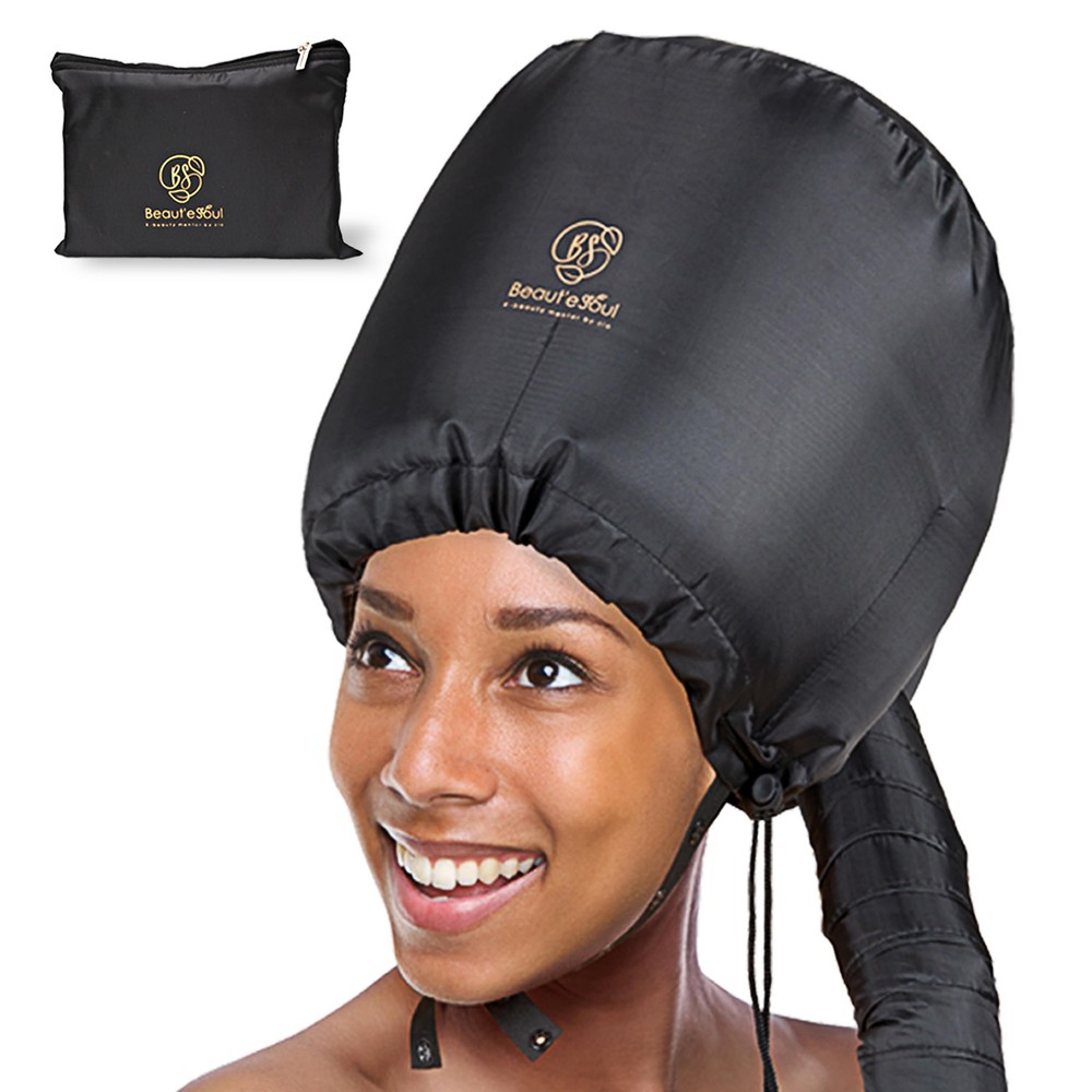 BEAUT'E SEOUL Large Soft Hood Bonnet Hair Dryer Attachment for Handheld Dryers