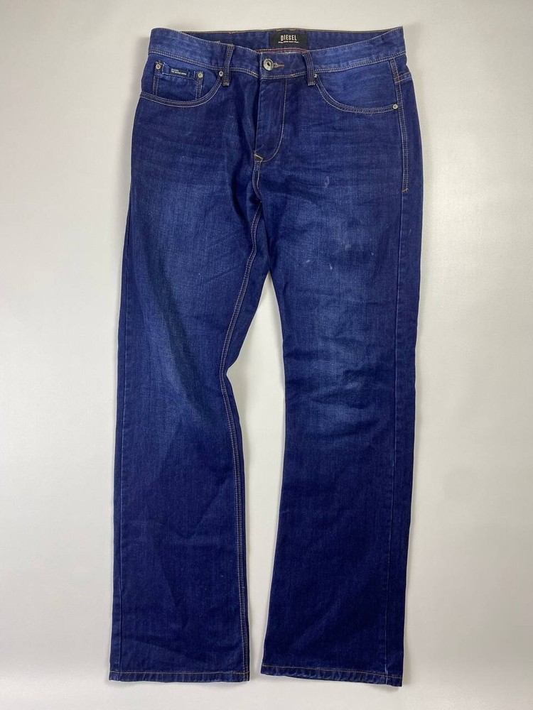 DIESEL Blue Wash Denim Regular Straight Jeans Size W32/ L33