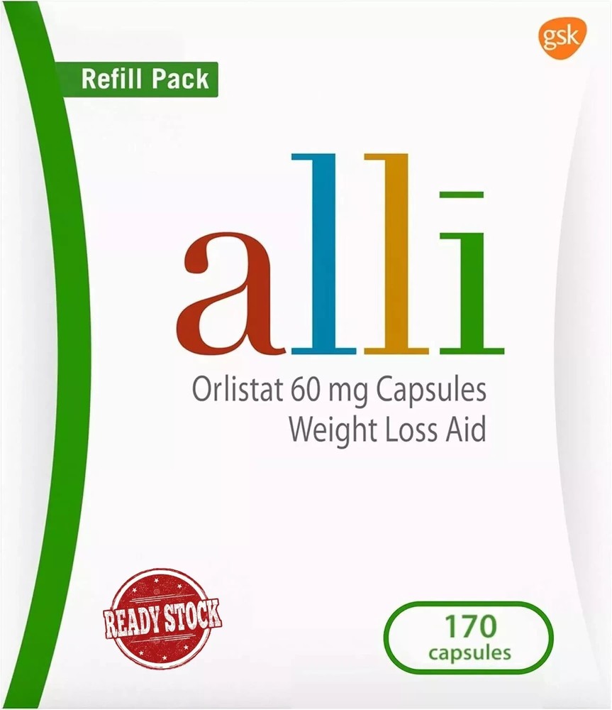 alli Diet Weight Loss Supplement Pills Orlistat 60Mg Capsule 170 Count