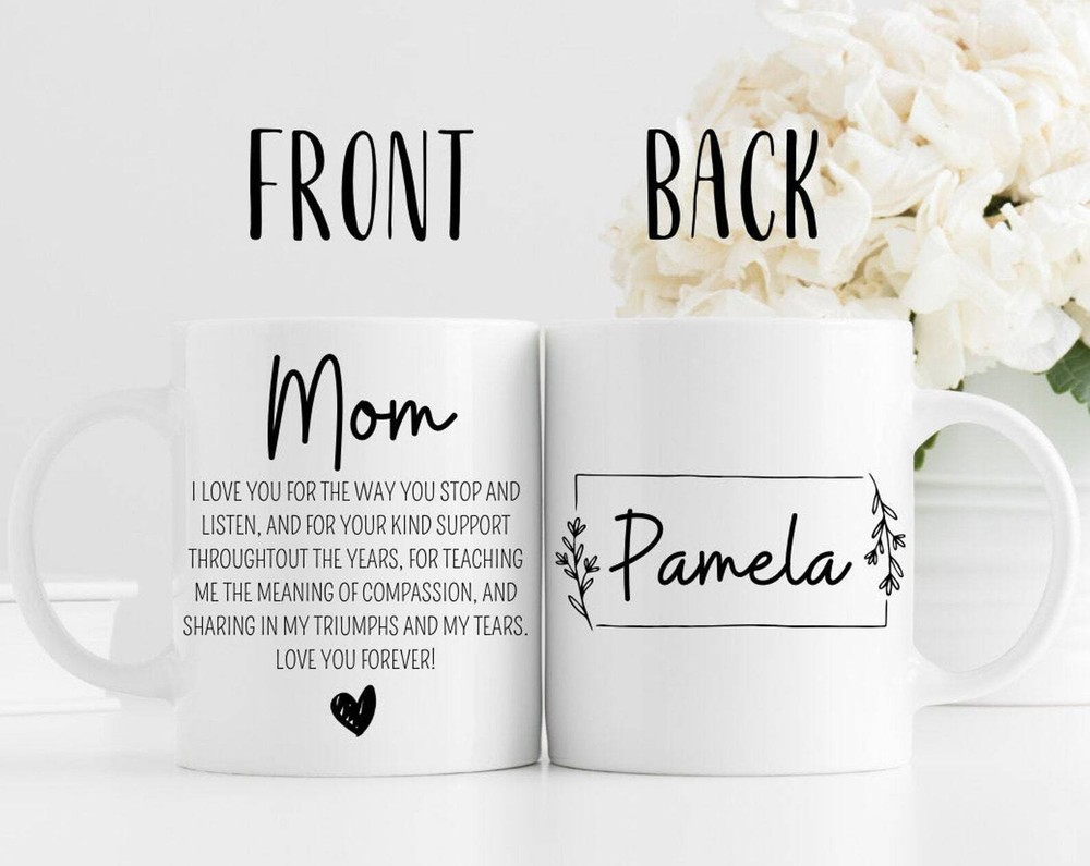 Mom Appreciation Mug Mother's Day Gift For Mom Custom Mom Name Mug Mom Quotes