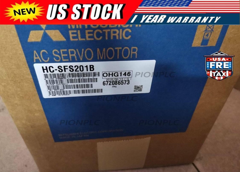 1PC MITSUBISHI HC-SFS201B Servo Motor HCSFS201B New In Box Expedited Shipping