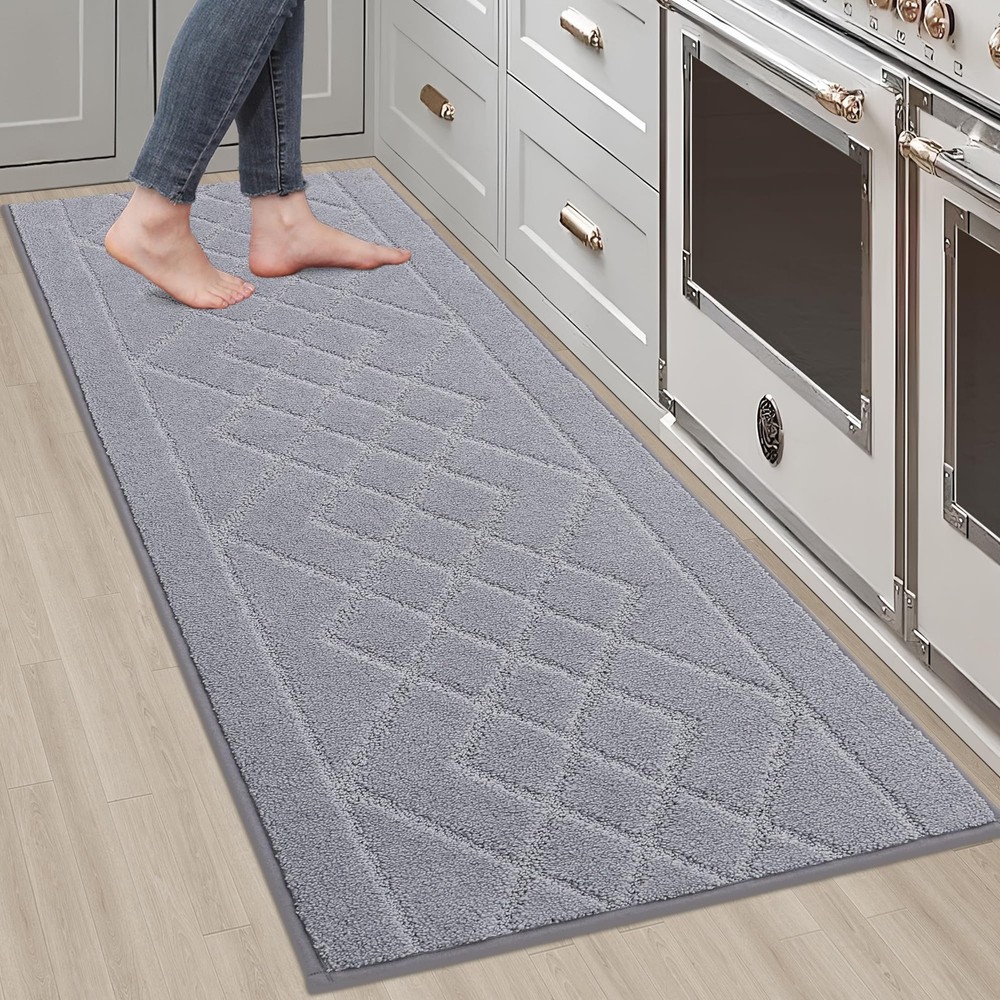 Non Slip Washable Kitchen Runner Rug 20x59 Absorbent Floor Mat