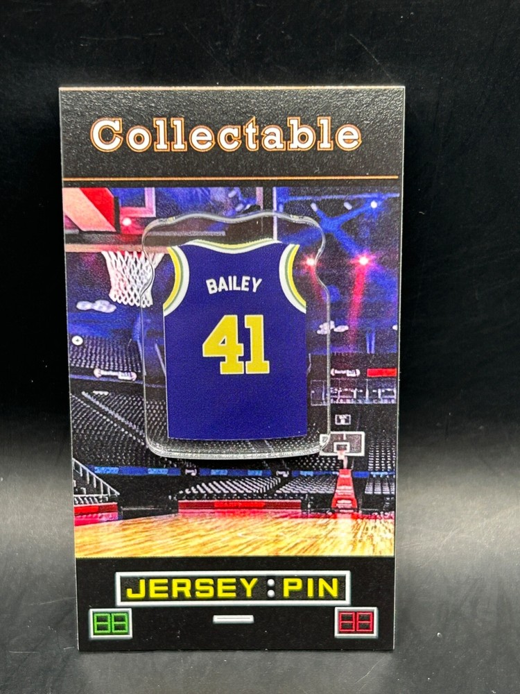 Utah Jazz Thurl Bailey jersey lapel pin-Classic RETRO Collectable