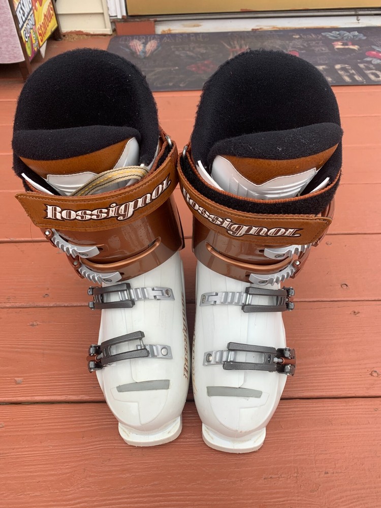 USED Rossignol B-Squad FLEX 90 ski boots, MEN SIZE 7.5/25.5cm 299mm