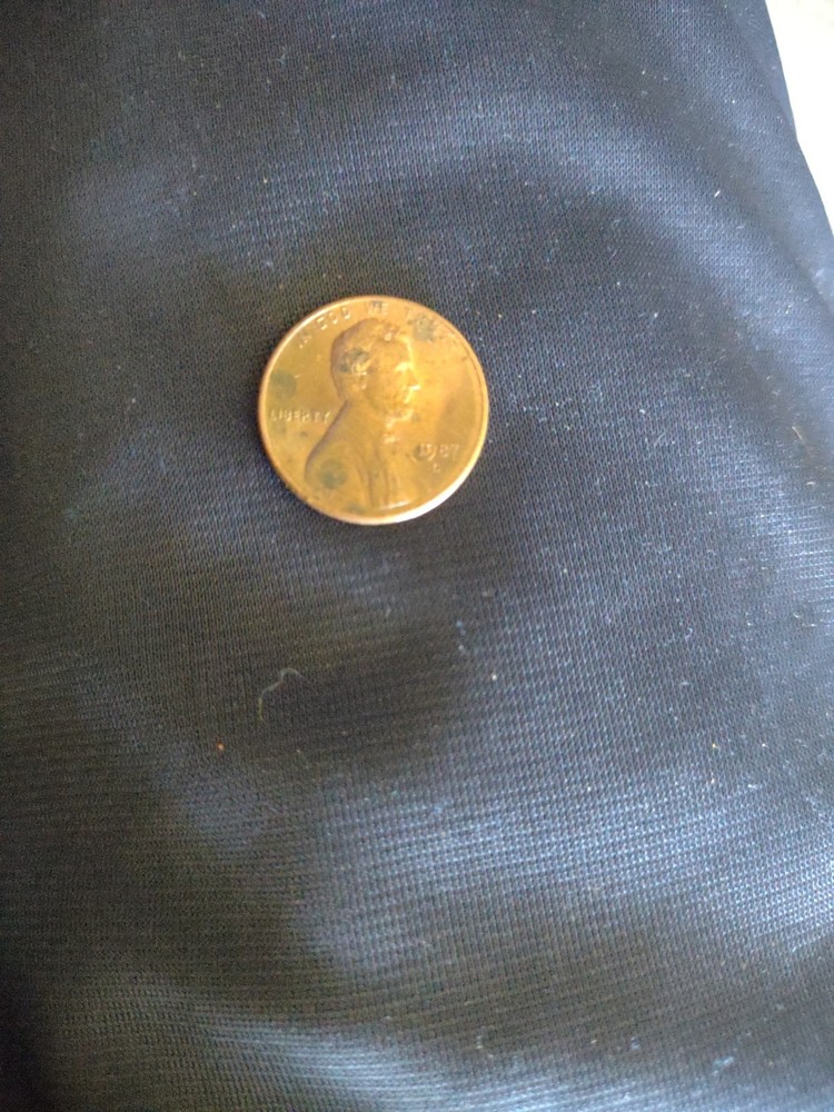 1987 D Double Die Obverse Reverse Lincoln Penny Rare Good Luster