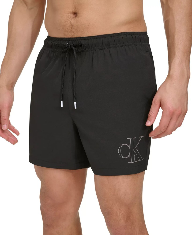 Calvin Klein Men's Outline Logo Modern Euro 5