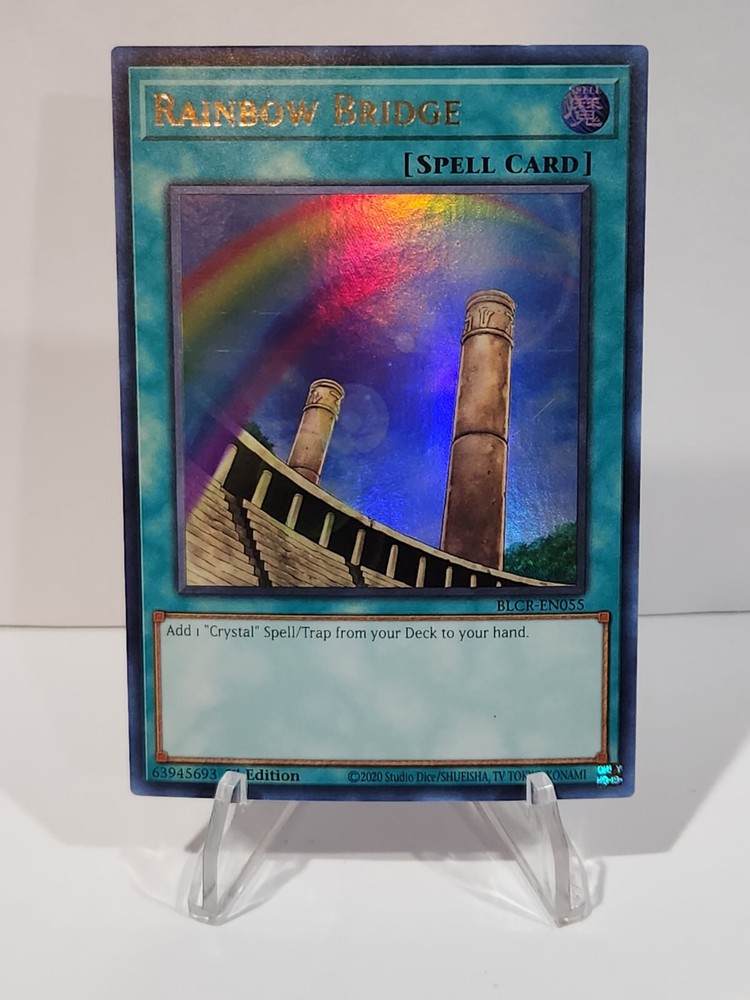 YuGiOh Rainbow Bridge BLCR-EN055 Ultra Rare 1st Edition NM