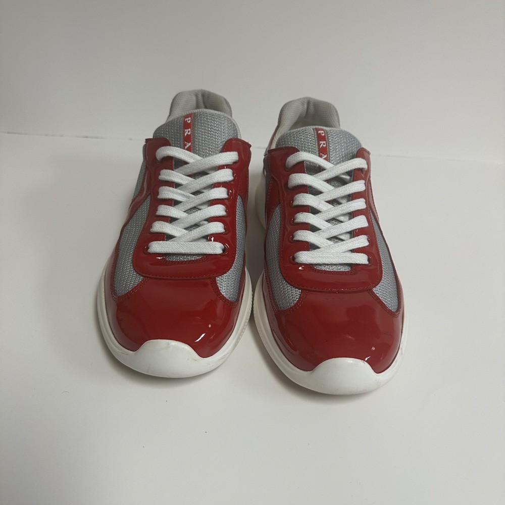 Prada Mens Sneakers Size 8.5 Luxury Designer Athletic Shoes
