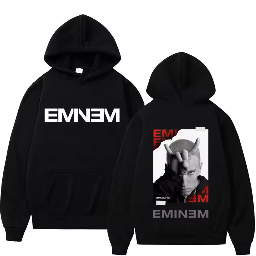 Eminem World Tour Graphic Album Hoodie Rap Music Merchandise