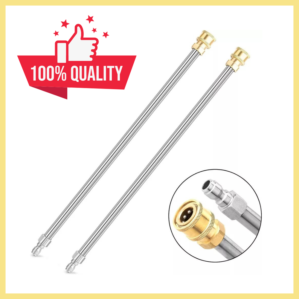 Stainless Steel Pressure Washer Extension Wand 2 Pack 17 Inch