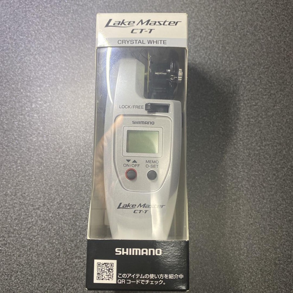 Shimano 18 Lakemaster CT-T Electric Reel Crystal White Smelt