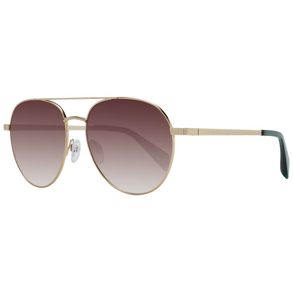 Ted Baker Gold Aviator Sunglasses for Men