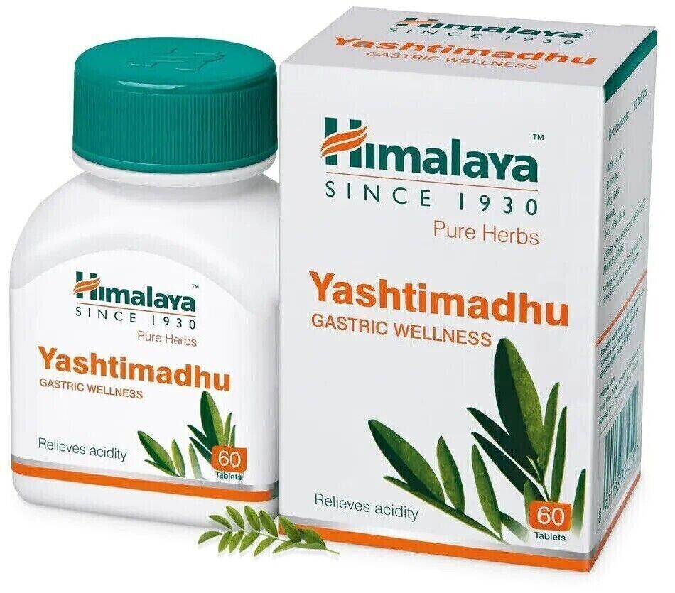 Himalaya Hierbas Puras Yashtimadhu 60 Comprimidos